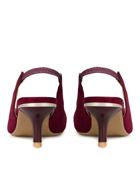 Zapatilla Slingback Vino Kitten Heel 17SS